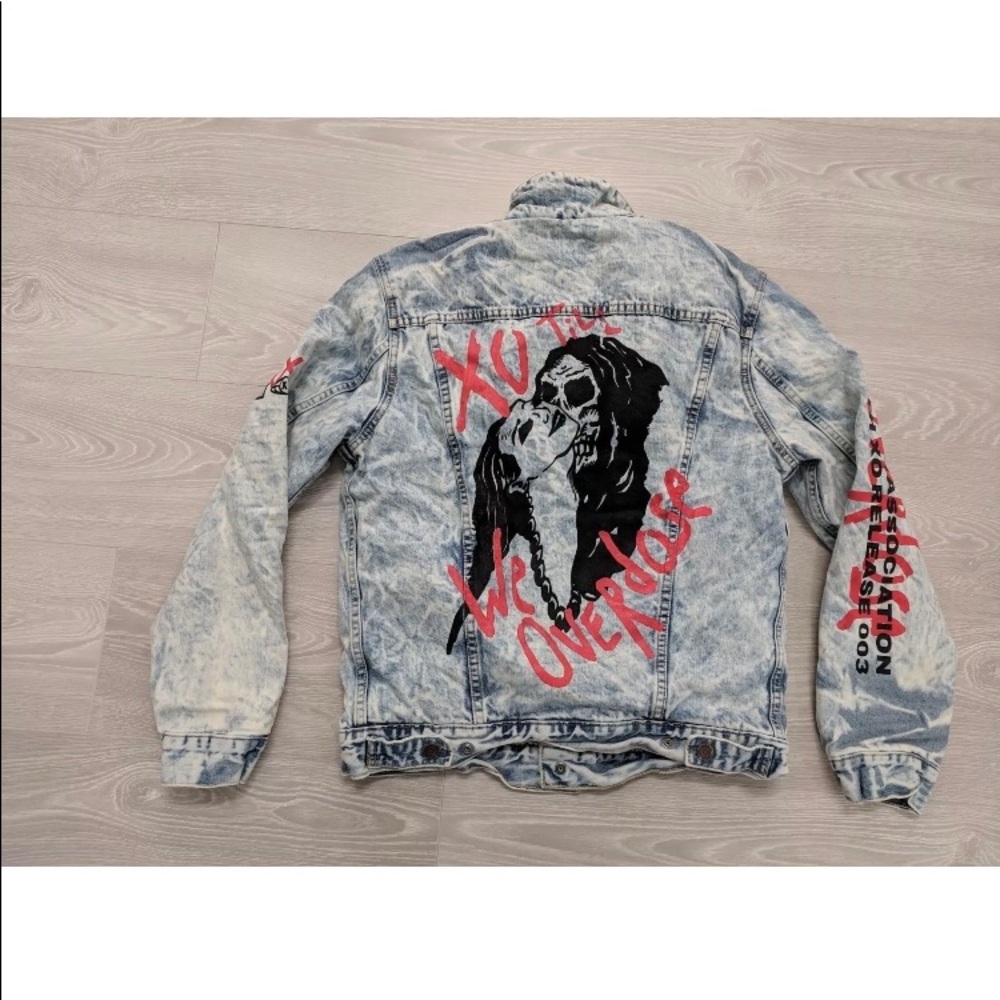 NEW LEVI'S THE WEEKND REVERIE SHERPA DENIM JACKET